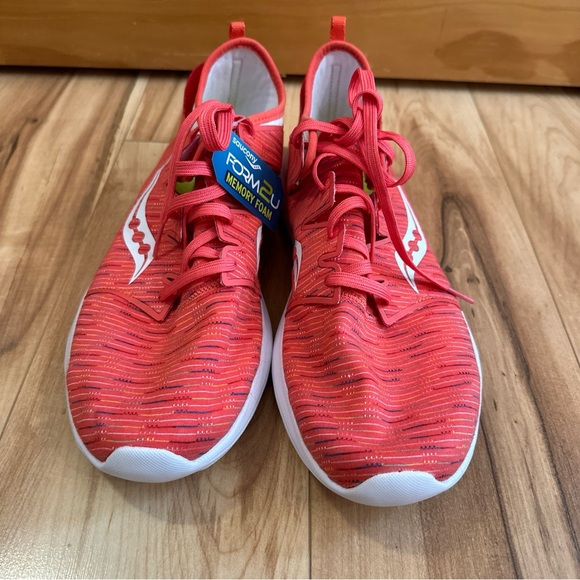 Saucony Eros Women’s Sneaker - Size 12 - Coral Multi - NEW - Picture 4 of 10